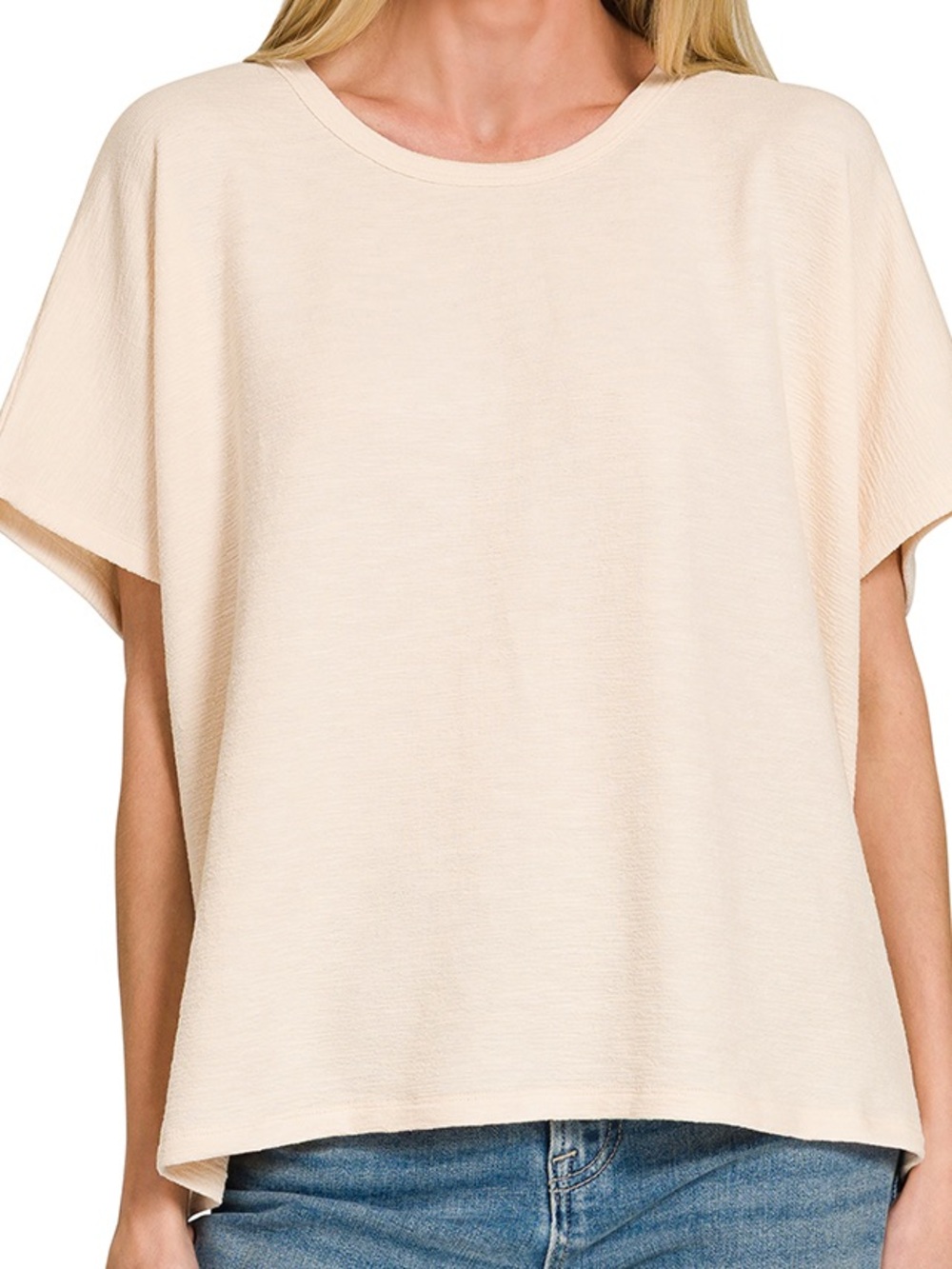 “Off-Duty Tee” Slub Cotton Blend | Fall/Winter Assortment - Picture 6 of 6